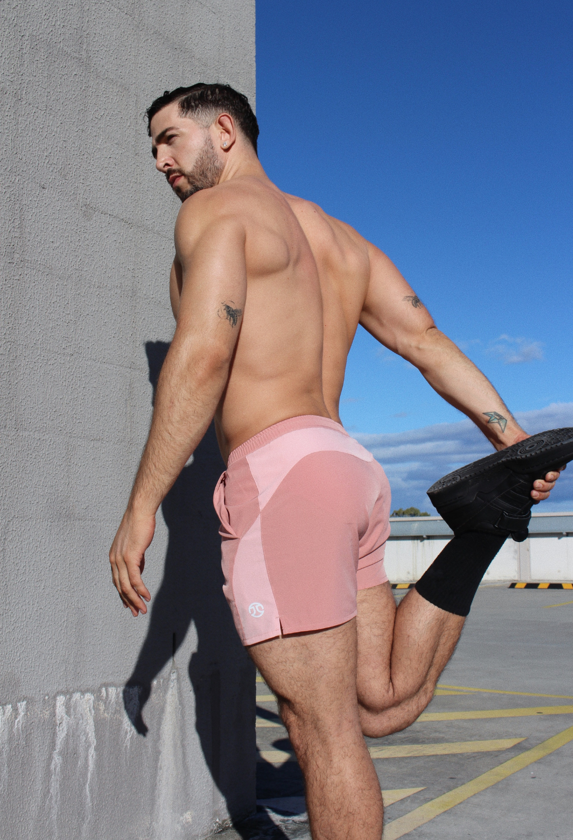 SQUAT 5" SHORTS - DUSTY PINK