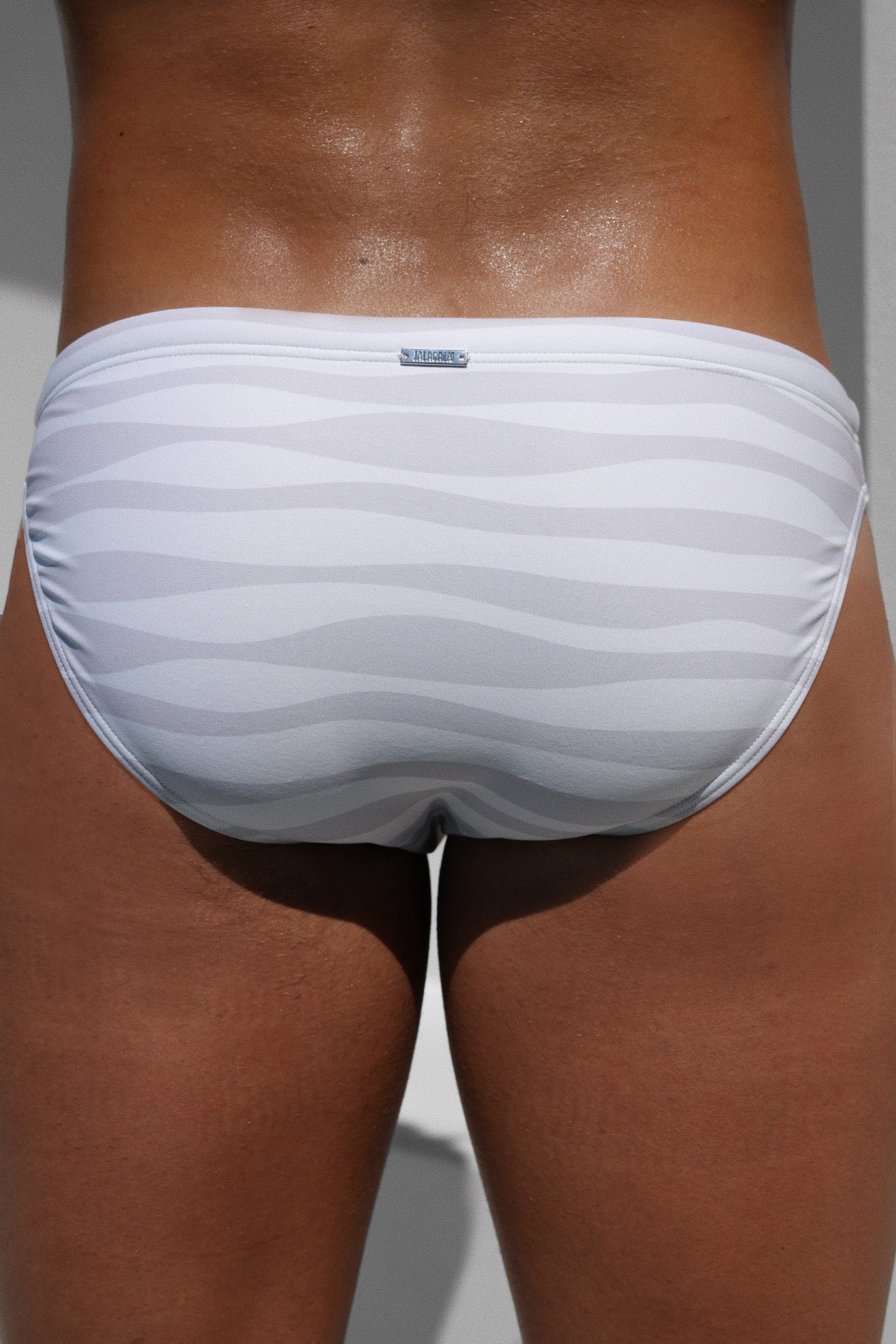 Wave Rider Swim Brief - White Wash