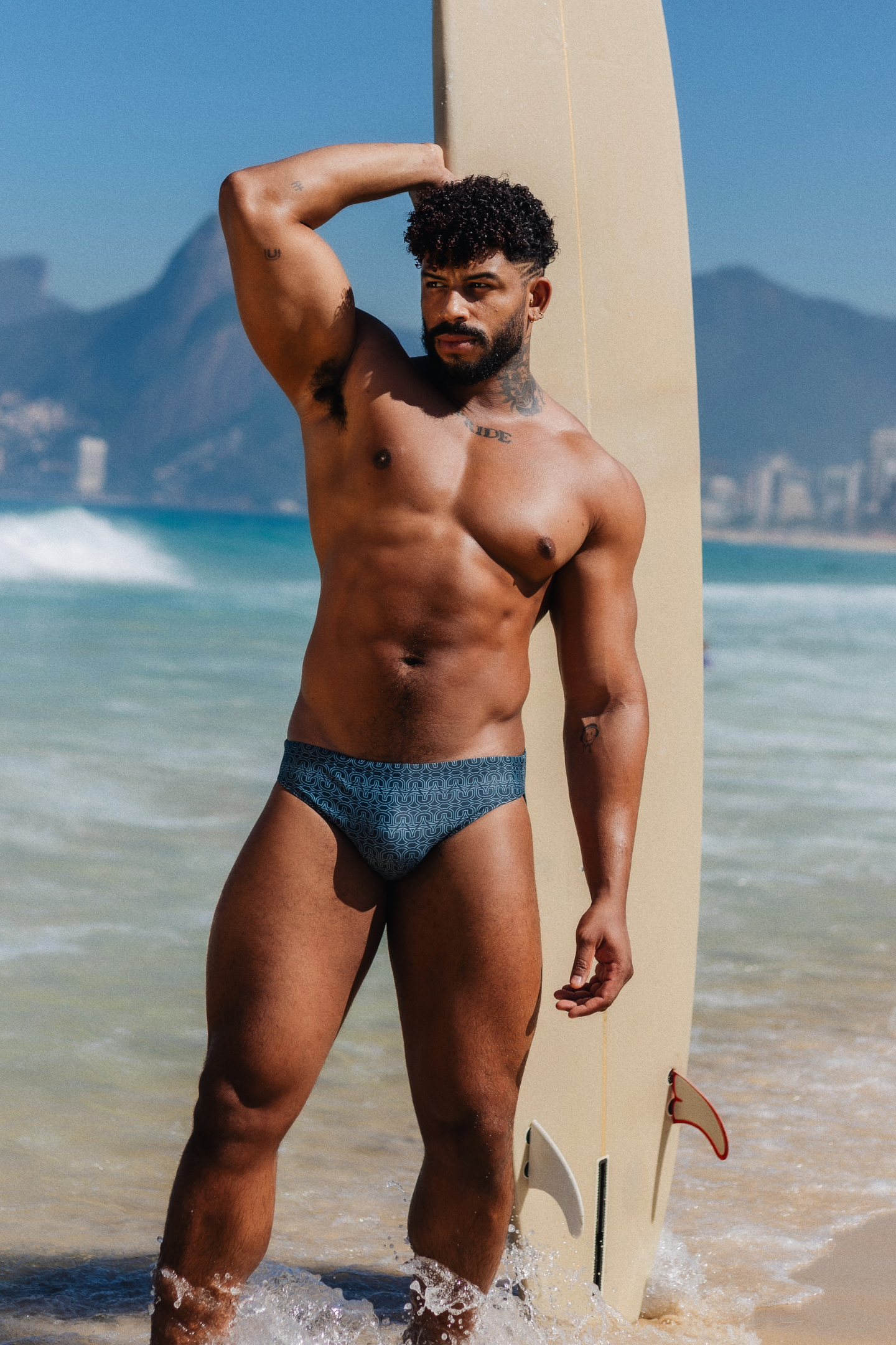 Signature Swim Brief - Navy Black